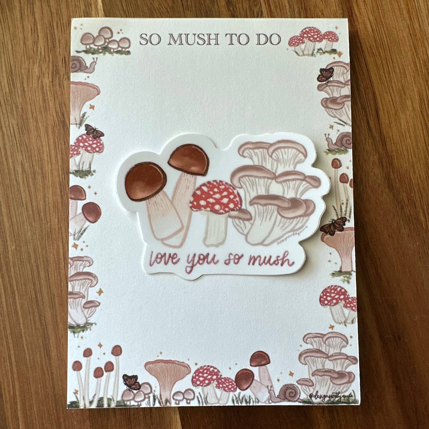 Love You So Mush Sticker