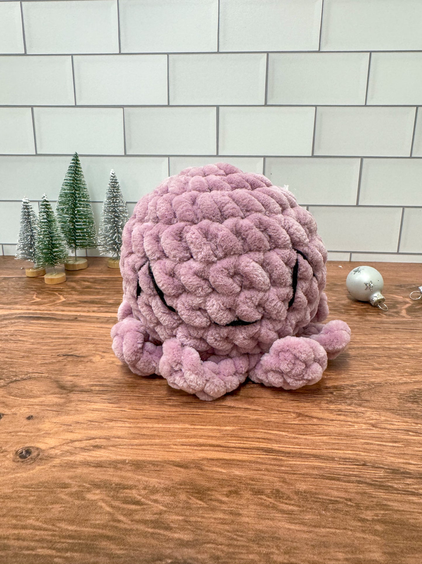 Crochet octopus plushie