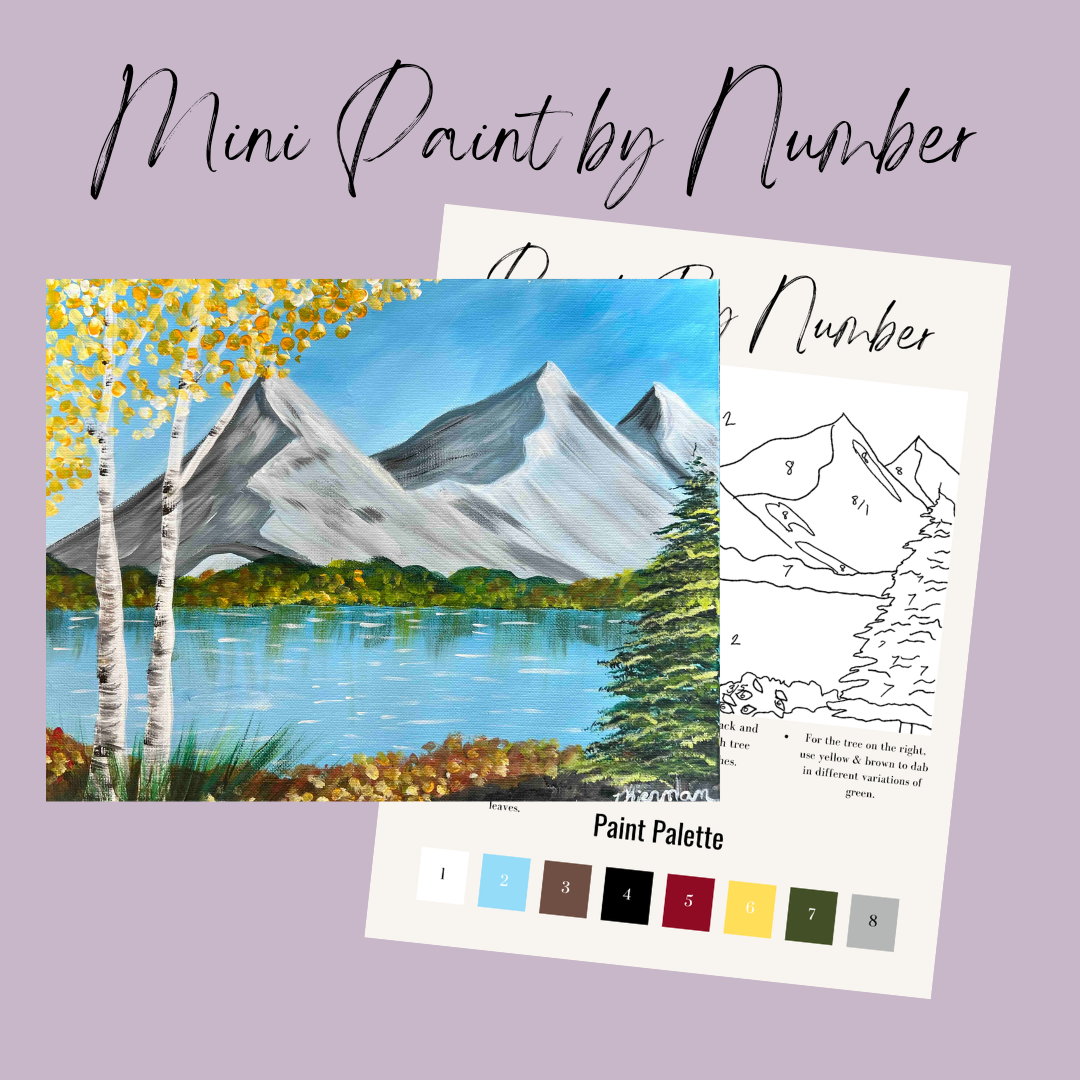 August Landscape Mini Paint By Number