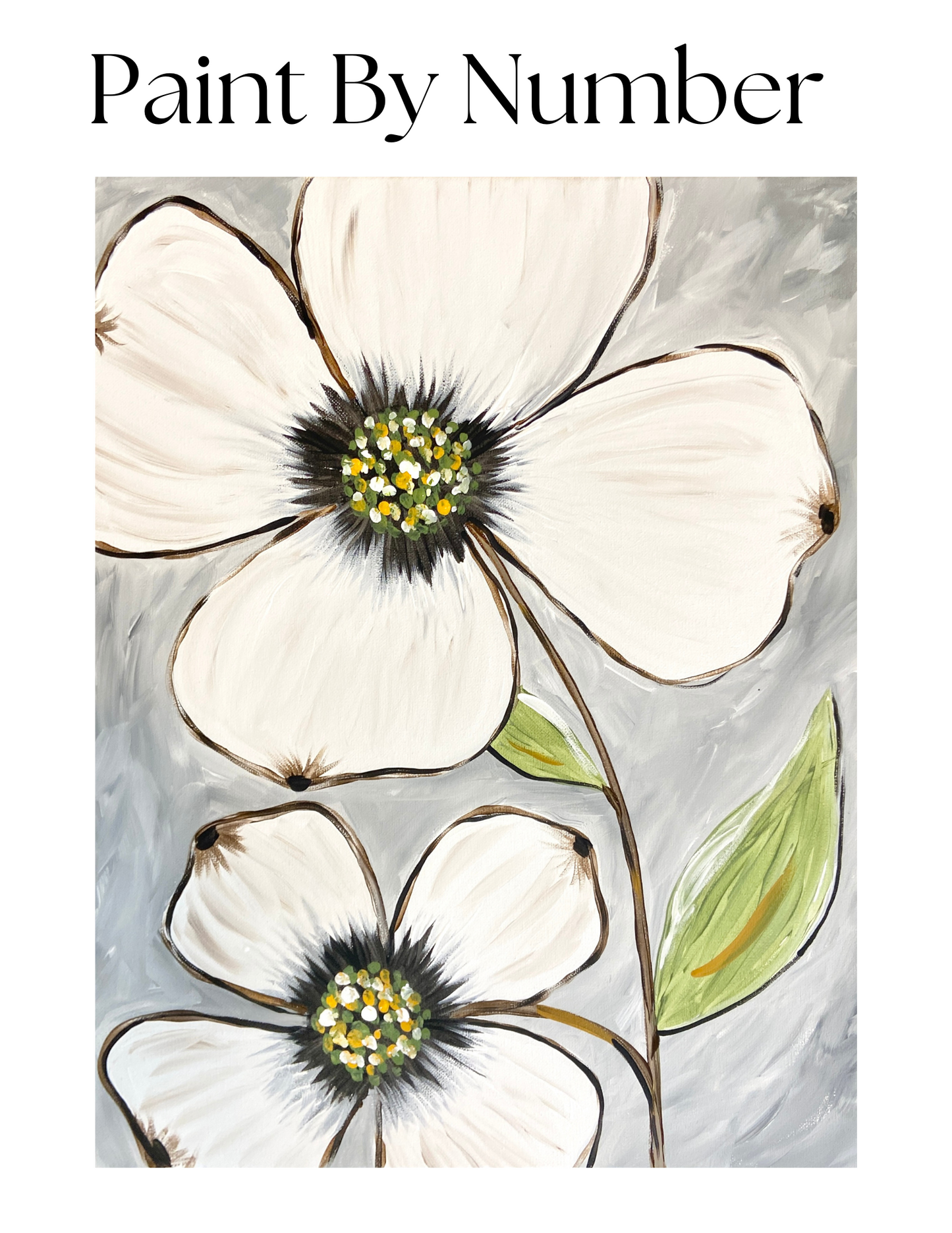 Dogwood Flower Mini Paint By Number