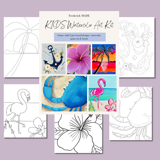 Kids Watercolor Kit - Summer
