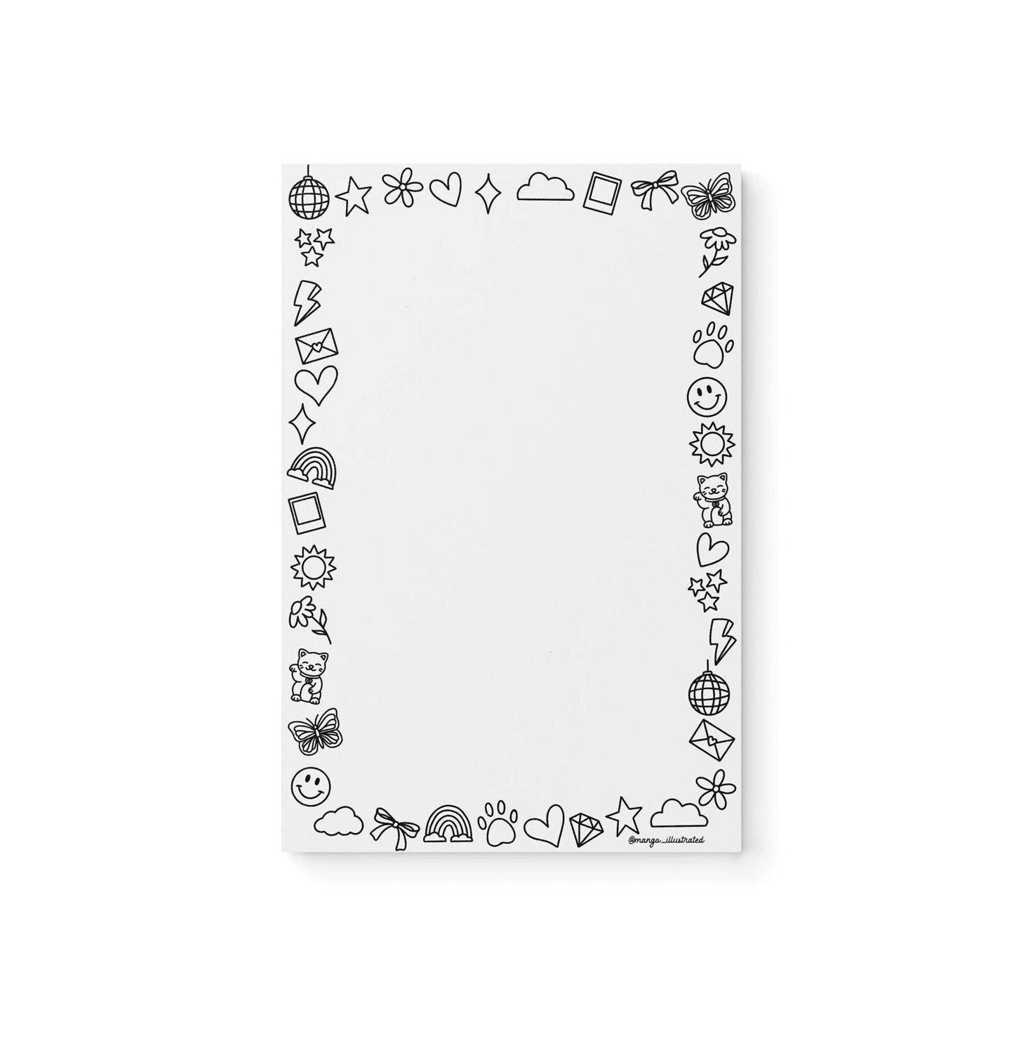 Doodles color-in notepad