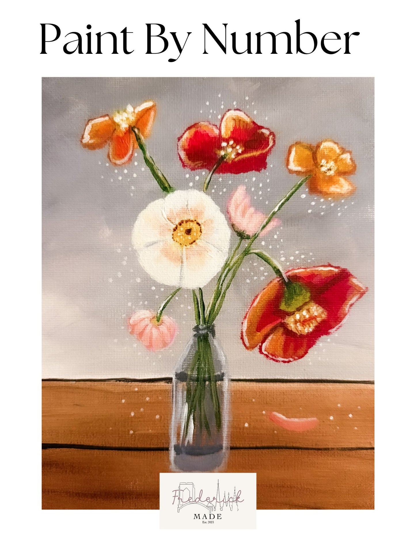 Poppies Big Paint by Number