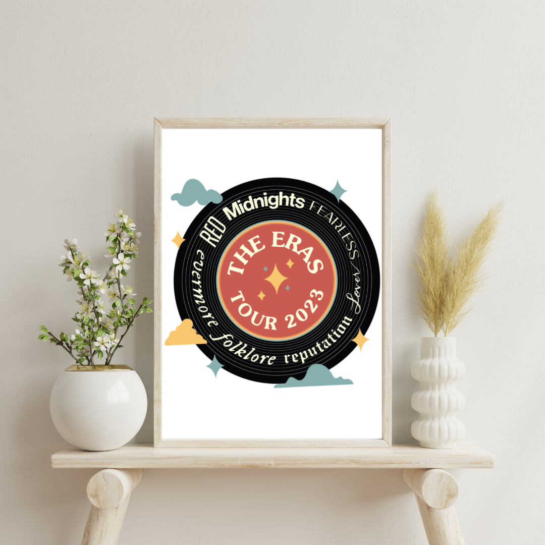The Eras Tour Vinyl Art Print