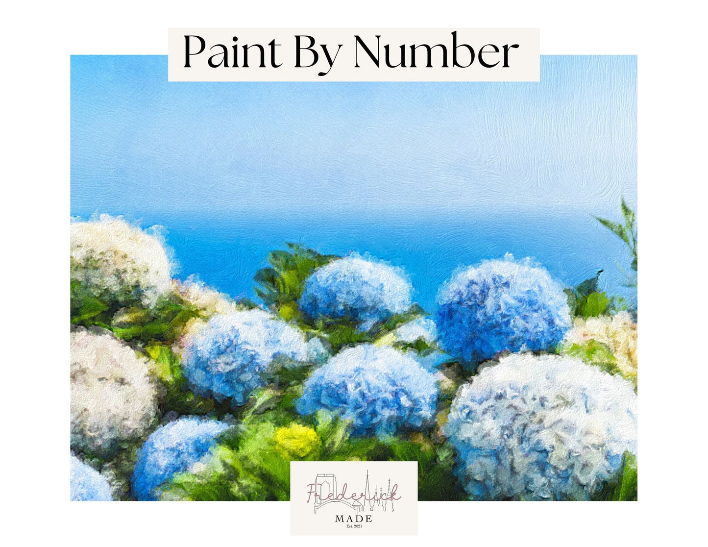 Hydrangeas Big Paint by Number