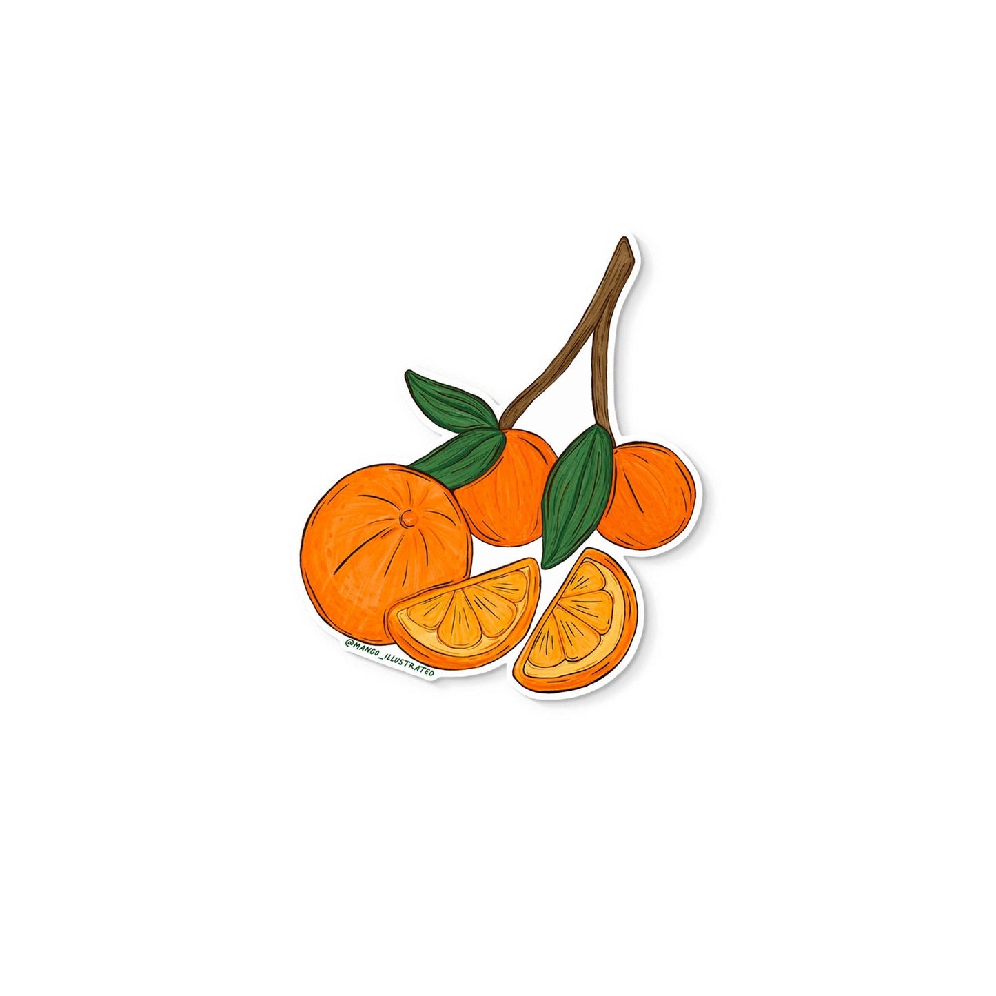 Oranges sticker