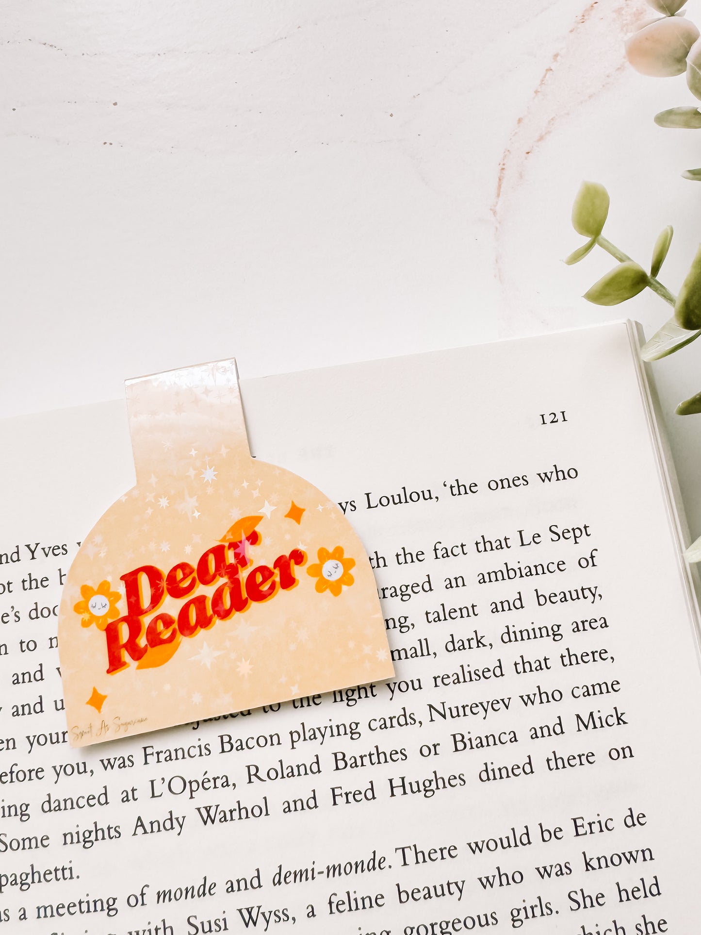 Dear Reader Magnetic Bookmark