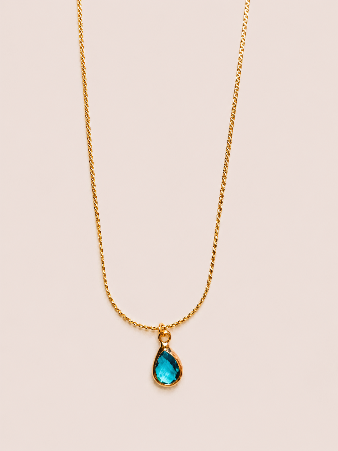 Aquamarine necklace