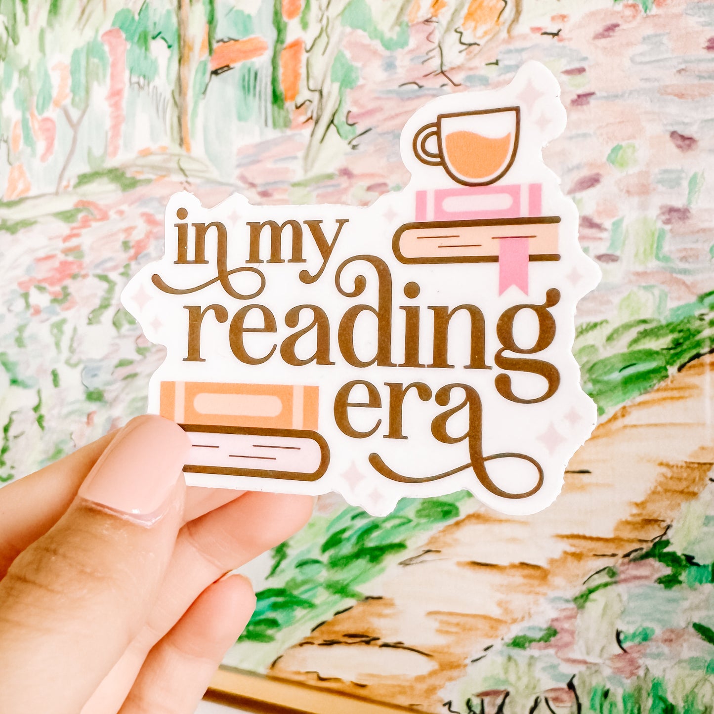 In My Reading Era Vinyl Sticker