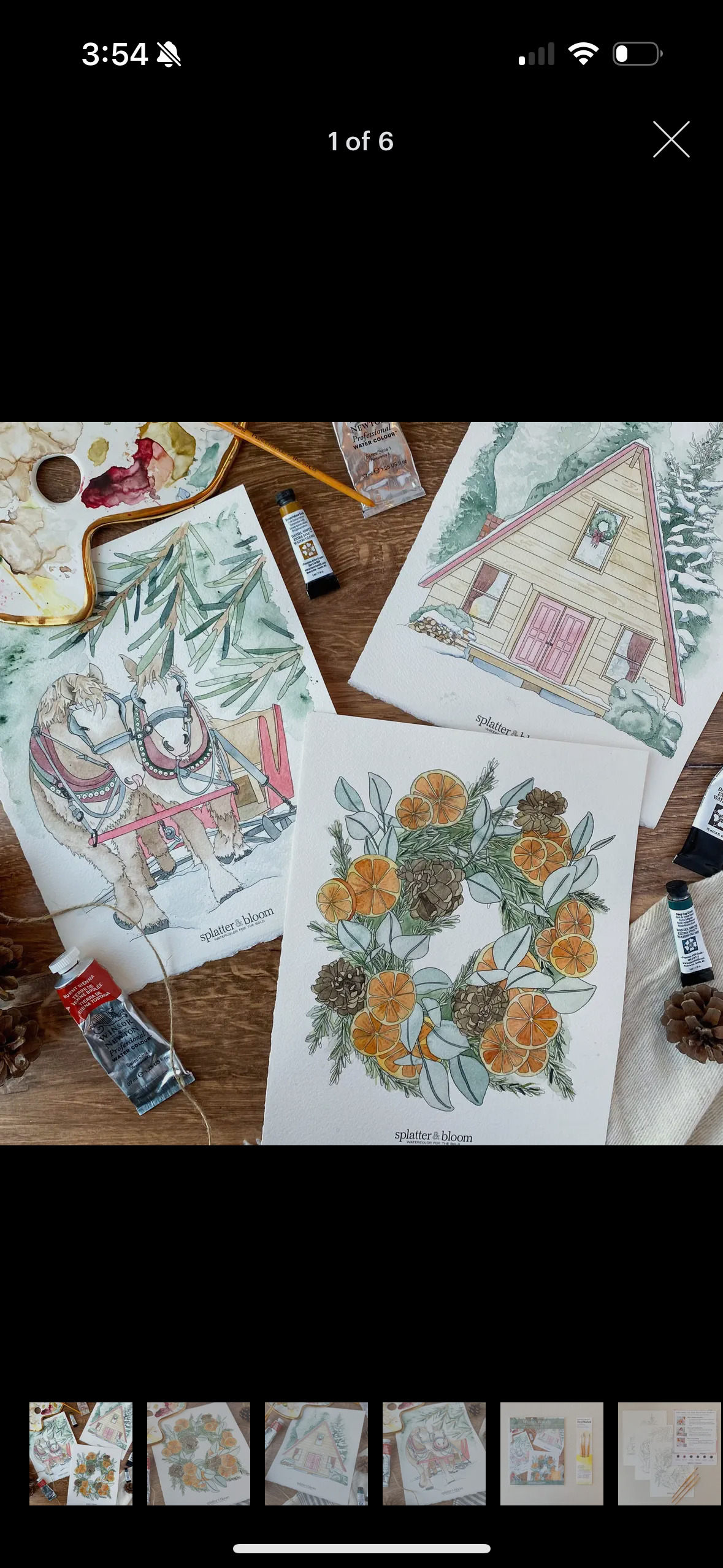 Watercolor paint kit