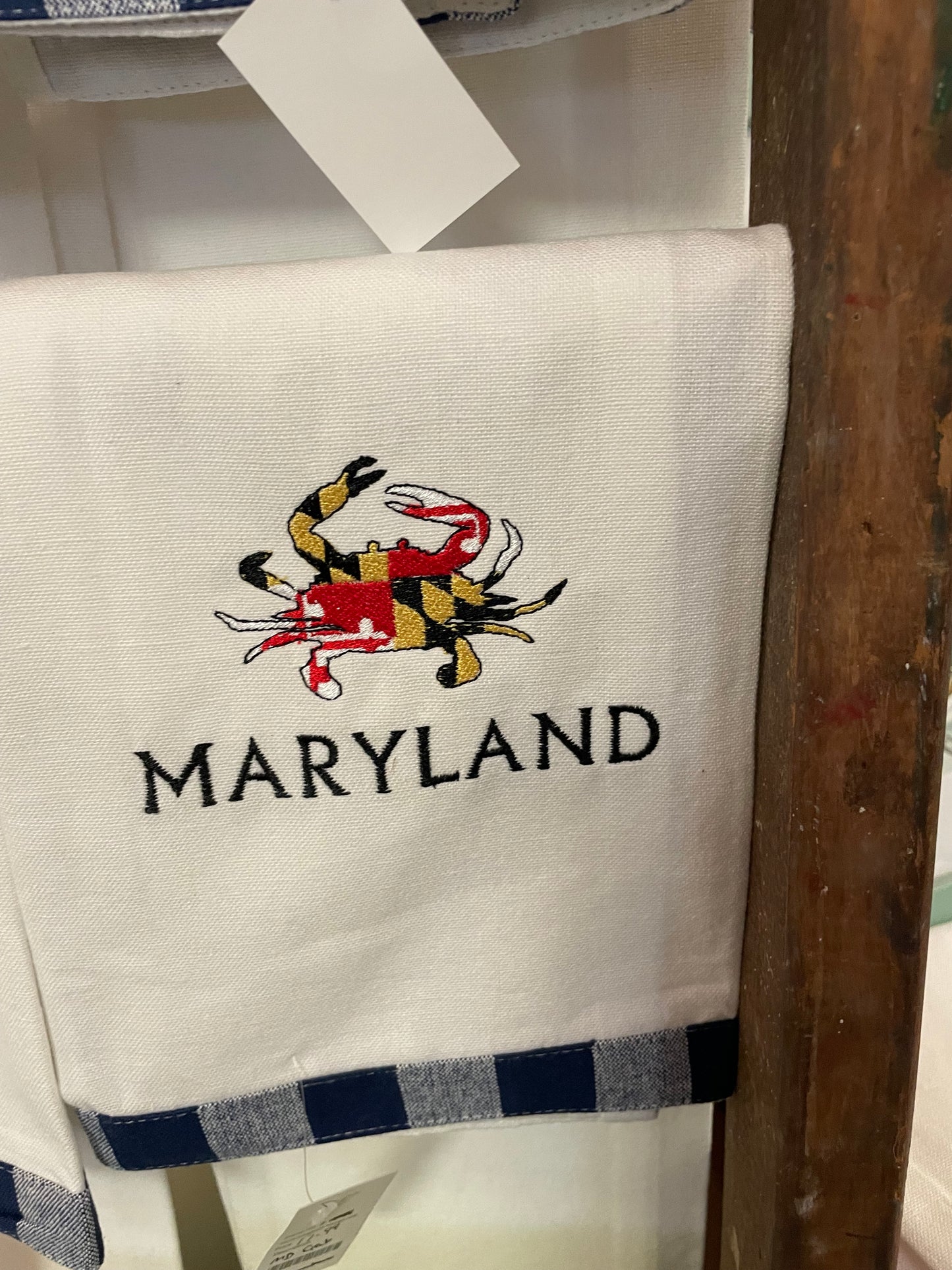 Embroidered tea towels