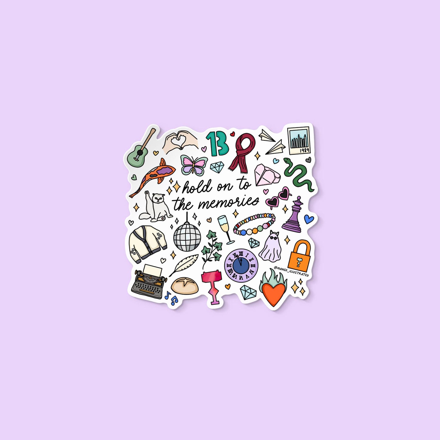 Eras Doodles sticker