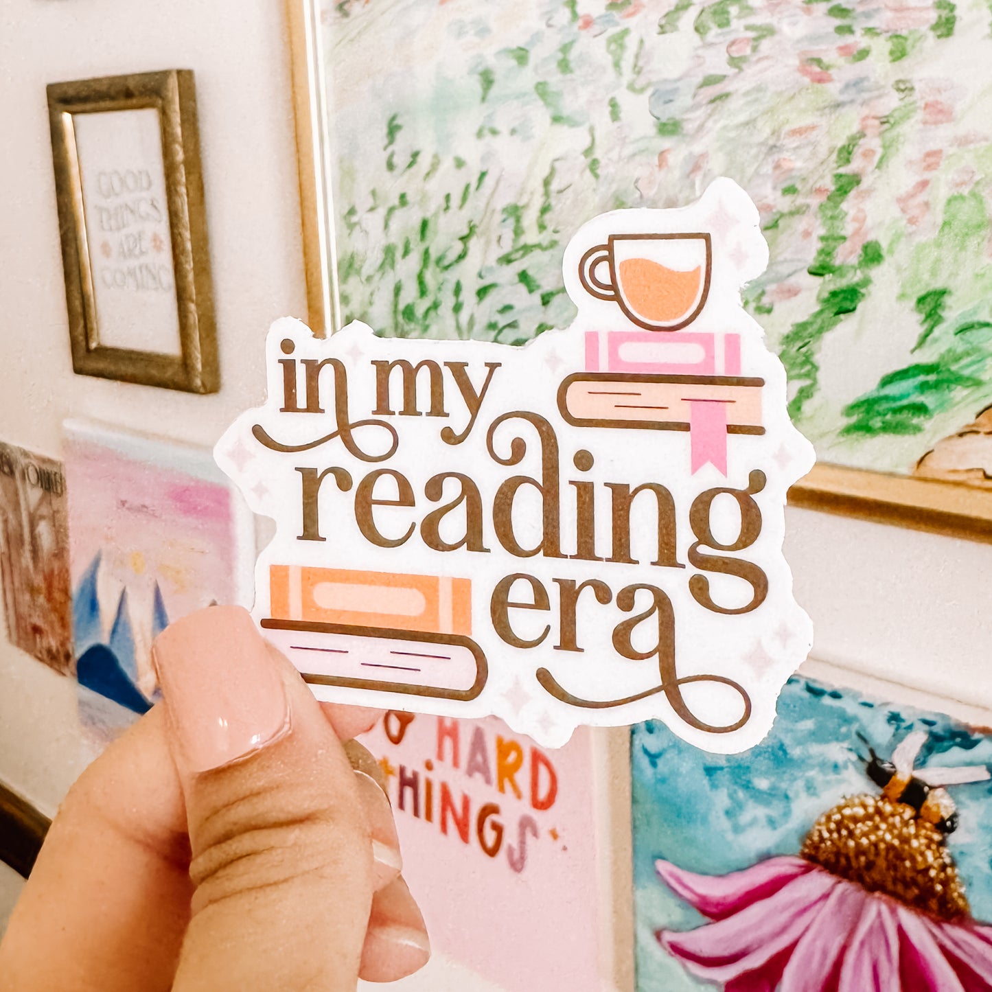 In My Reading Era Vinyl Sticker