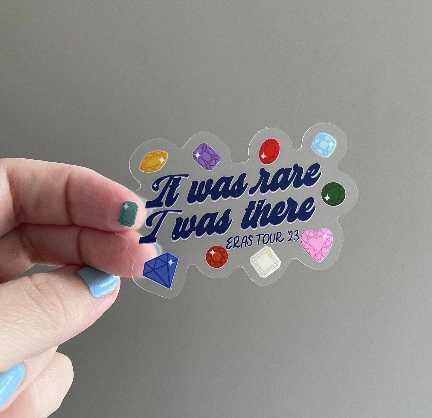 CLEAR It was rare I was there Eras tour memory sticker