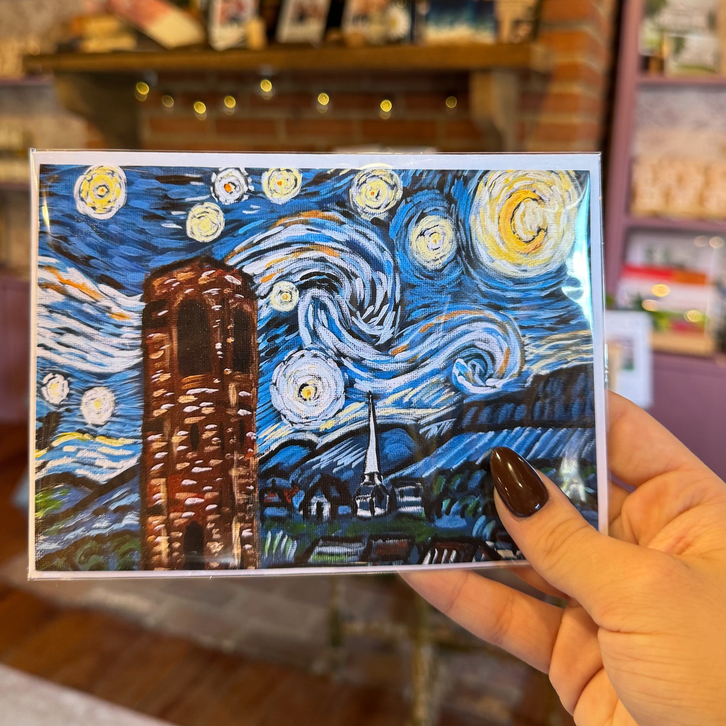 Starry Night Over Frederick Greeting Card