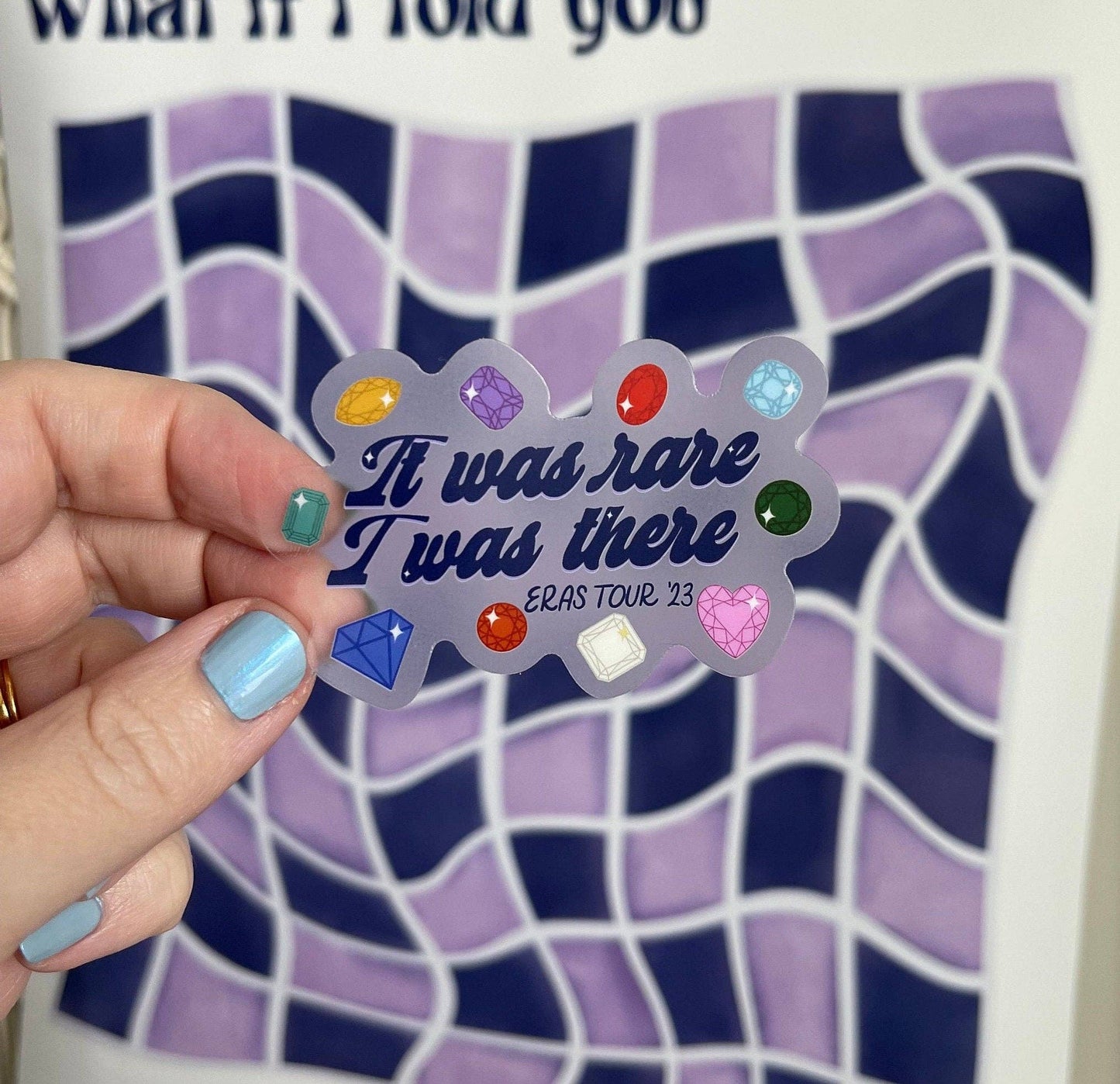 CLEAR It was rare I was there Eras tour memory sticker