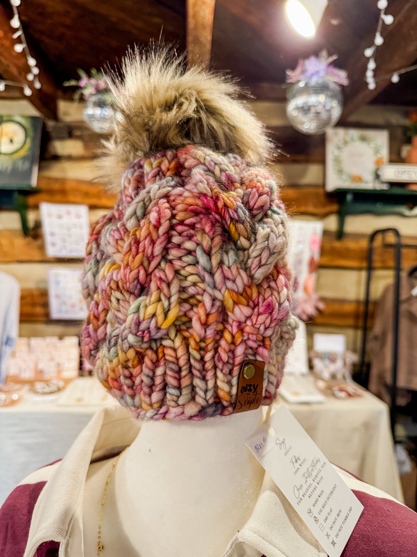 Chunky Cable Knit Beanie