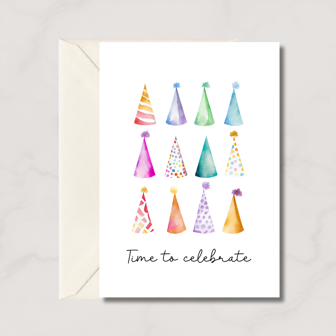Time to celebrate card