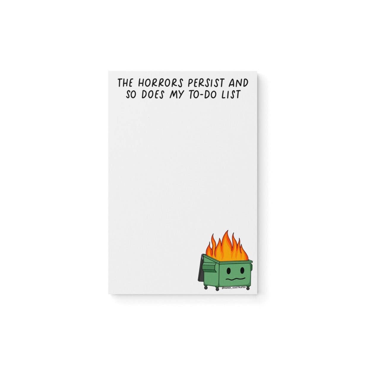 Horrors Persist Notepad