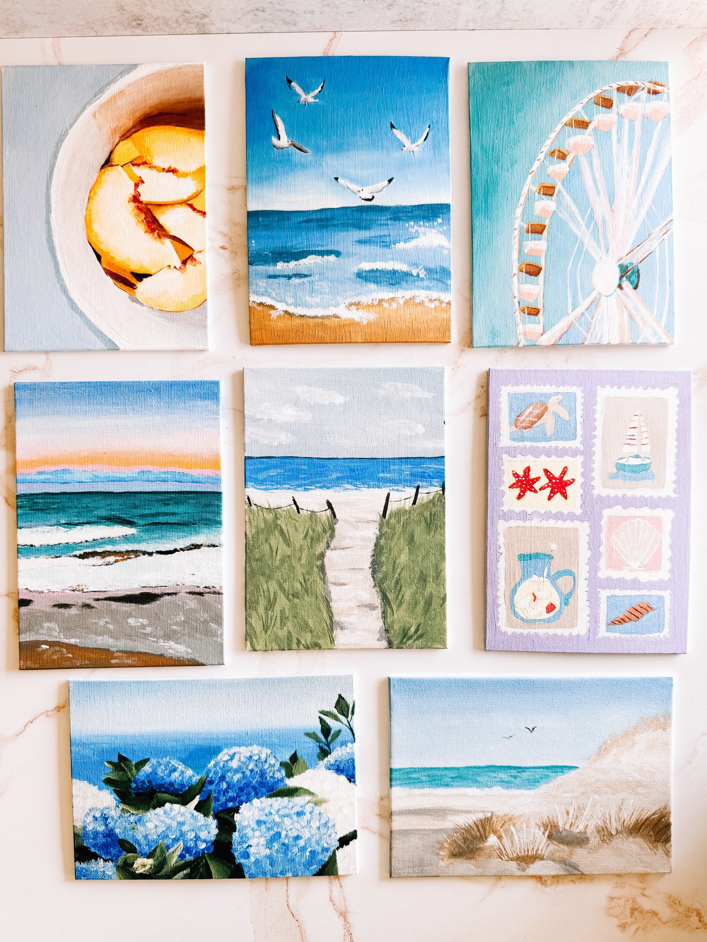 Hydrangeas Mini Paint by Number