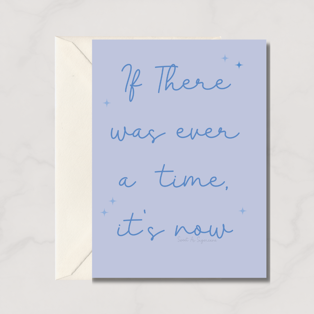 If there was ever a time card