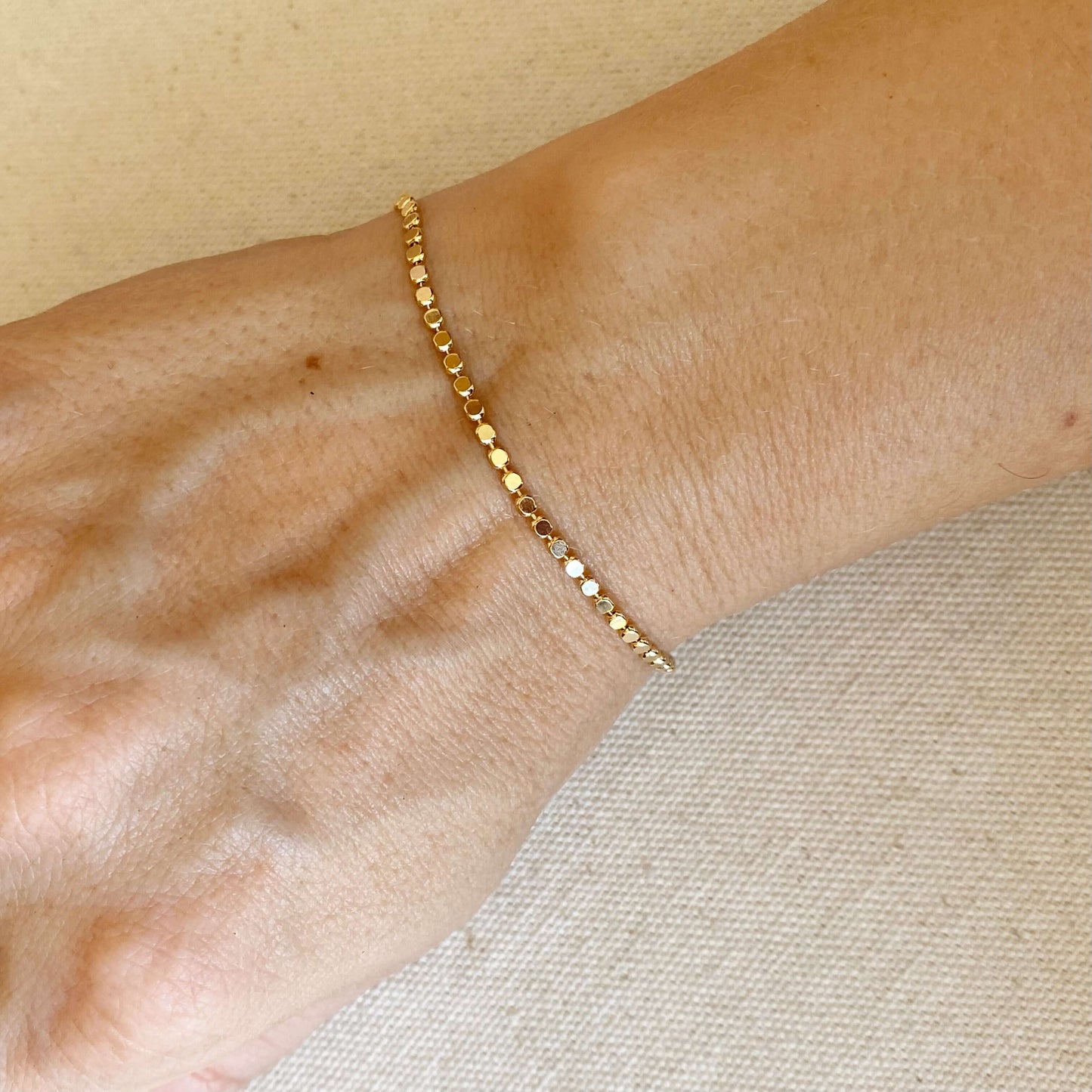 Gold Filled Dot Bracelet