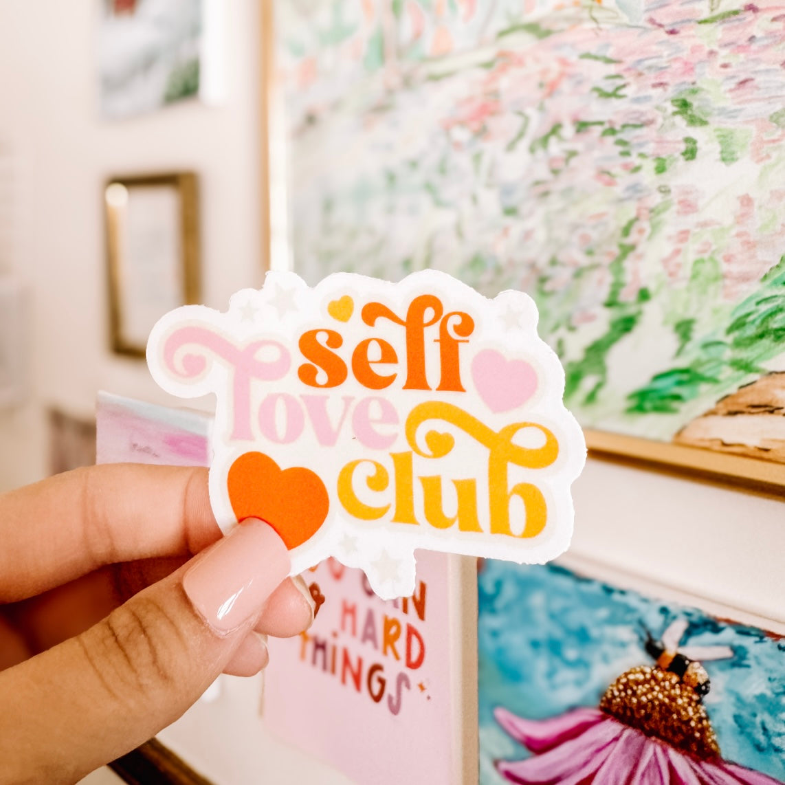 Self Love Club Vinyl Sticker