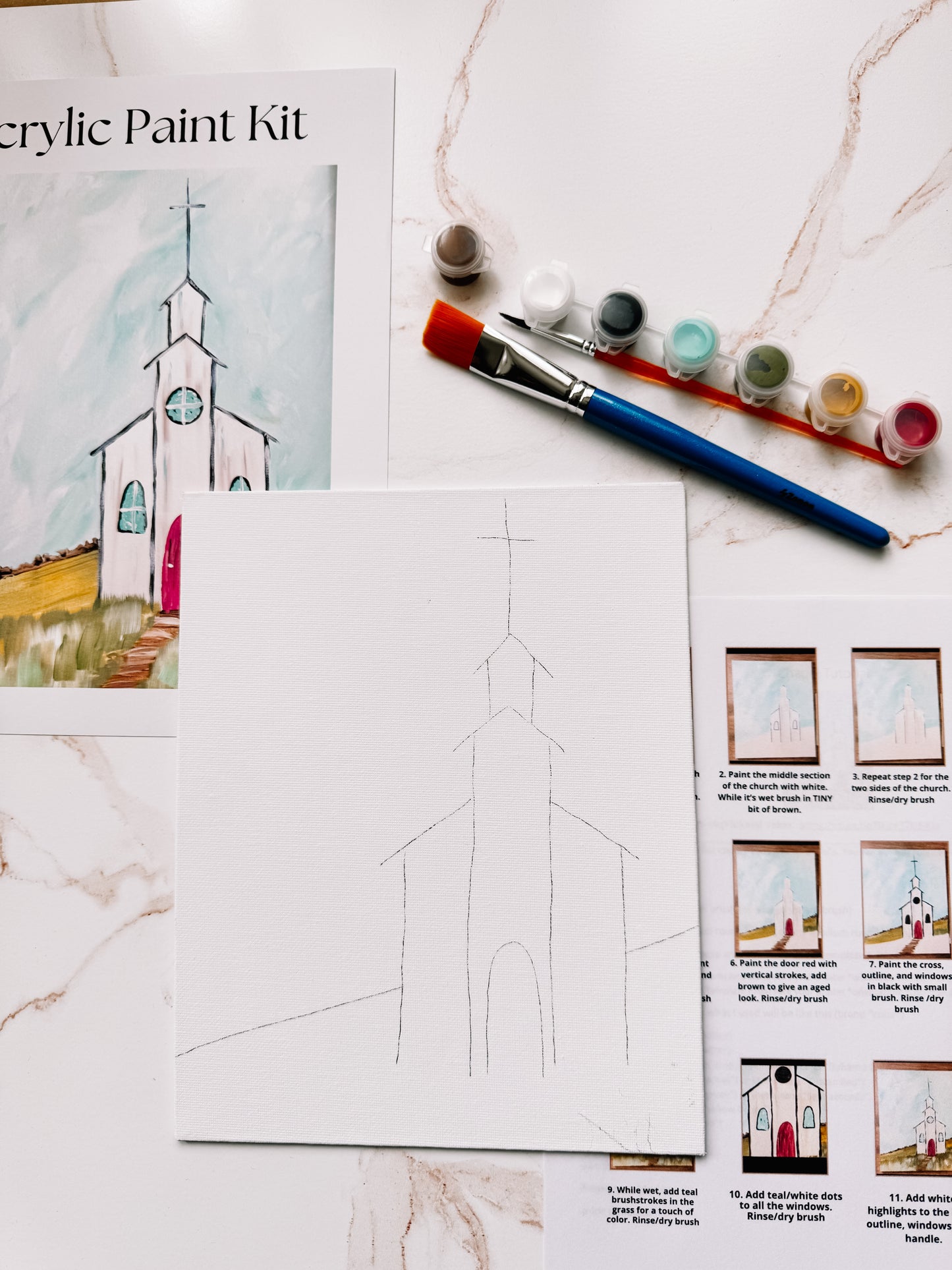 Chapel Acrylic Paint Kit