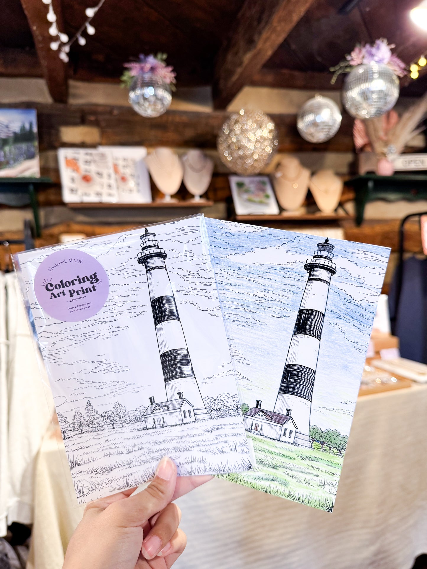 Lighthouse Coloring Print