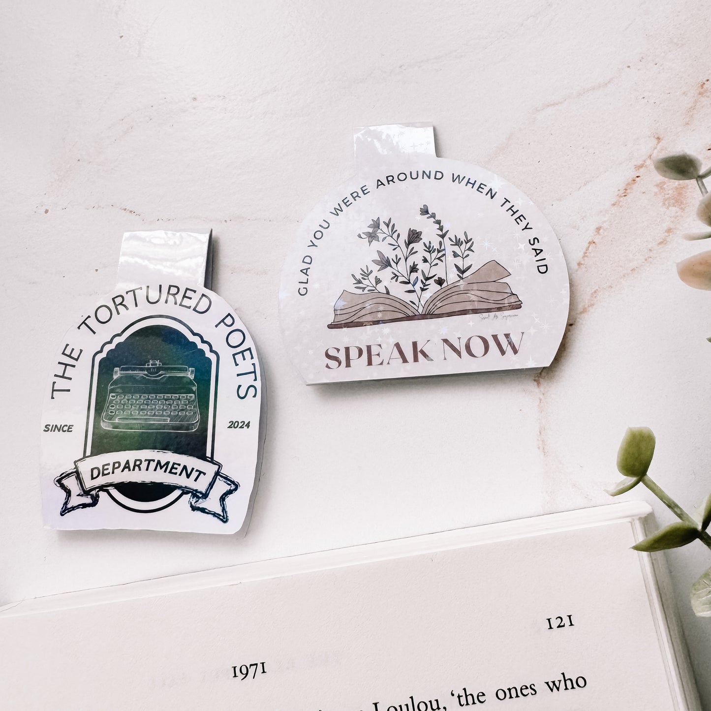 Speak Now Magnetic Bookmark