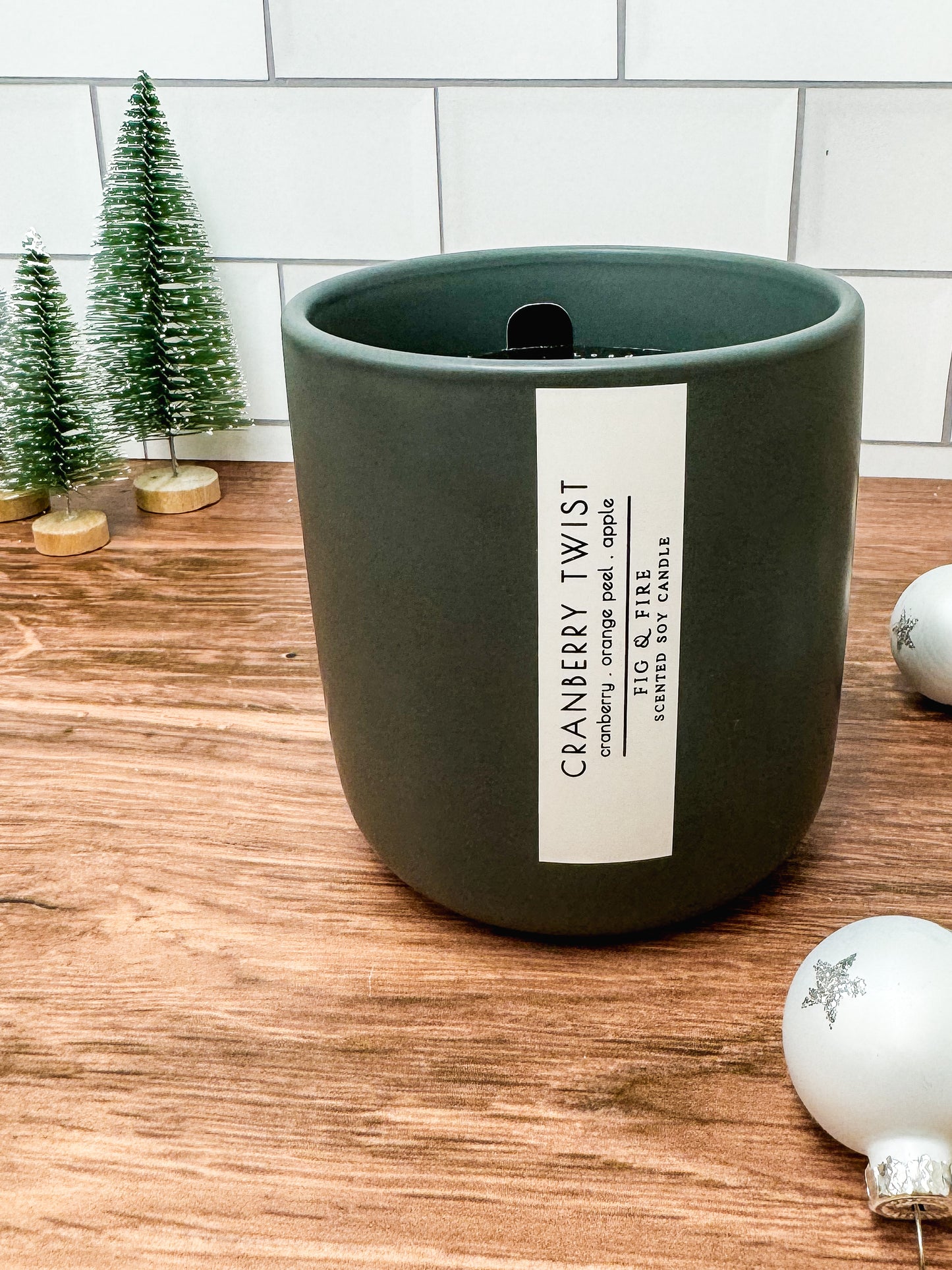 Cranberry Twist Soy Candle