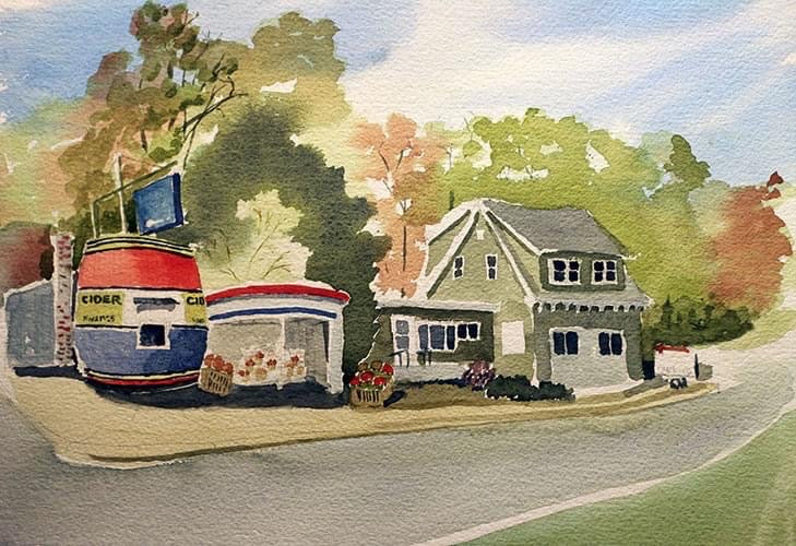 Watercolors by Richard Christin
