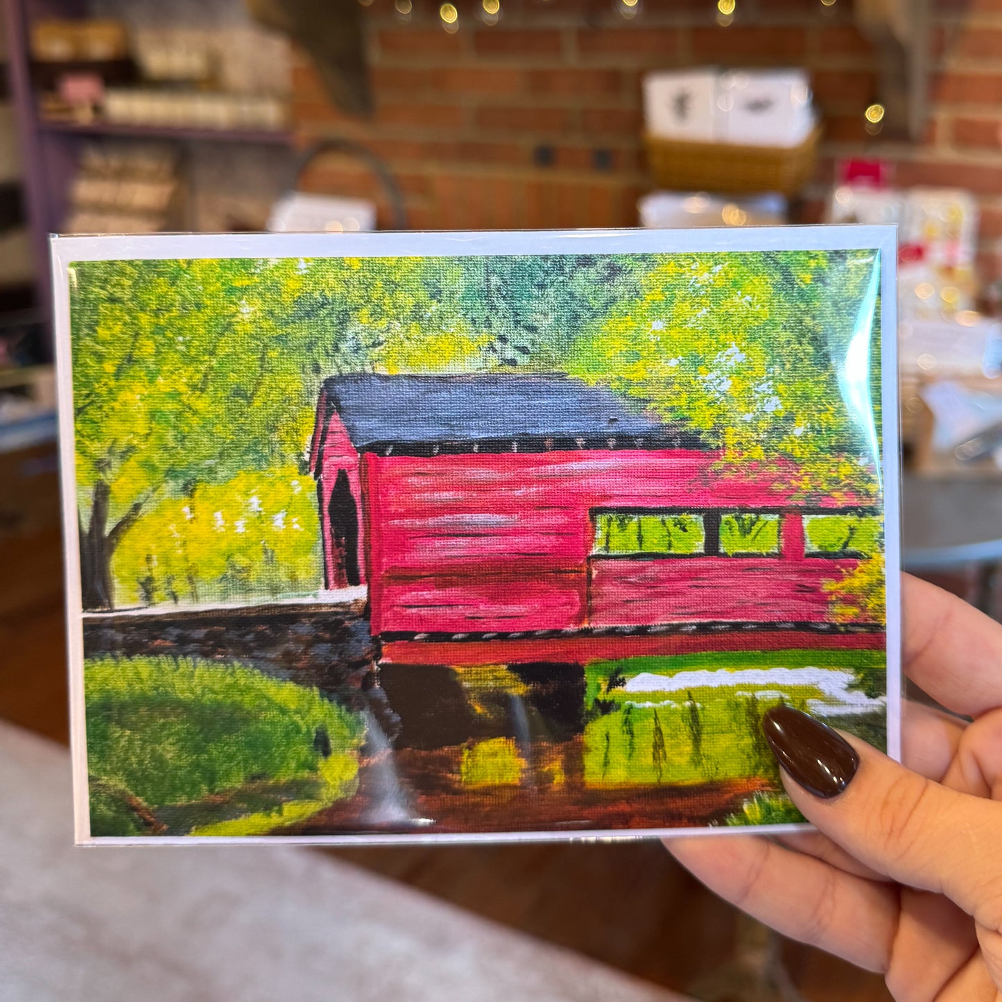 Frederick Covered Bridge Greeting Card