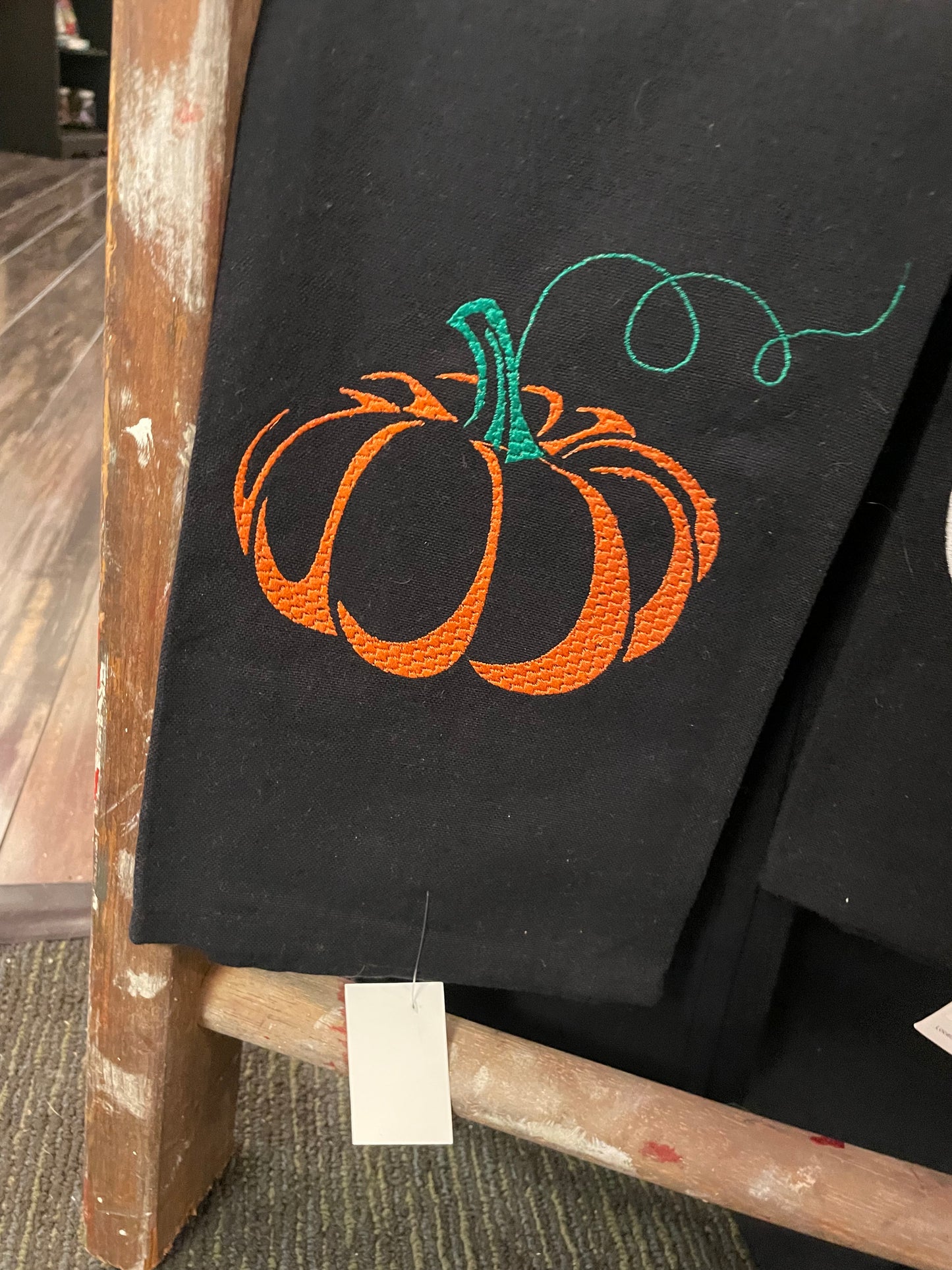 Embroidered tea towels