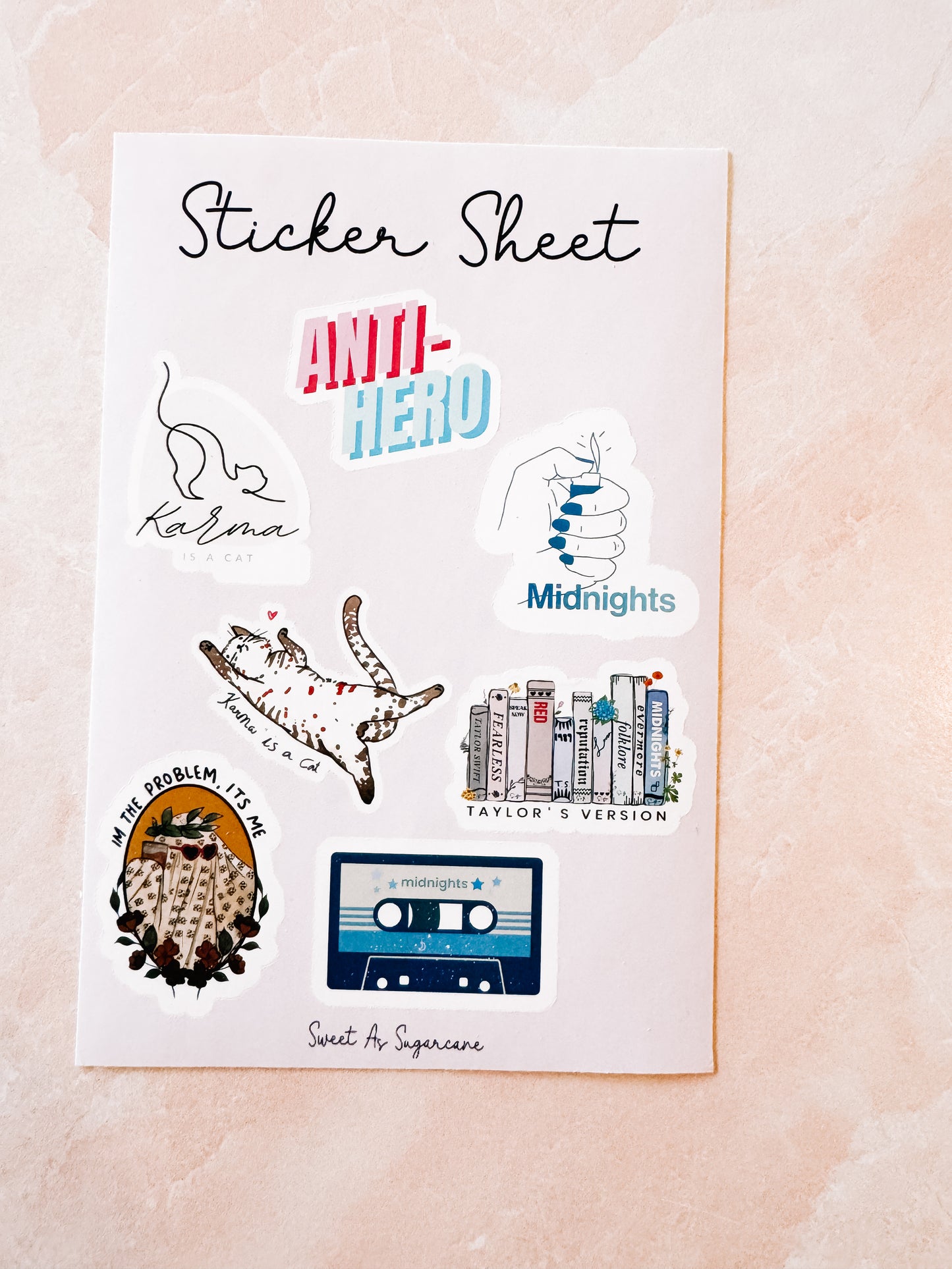 Mini Swiftie Sticker Sheet