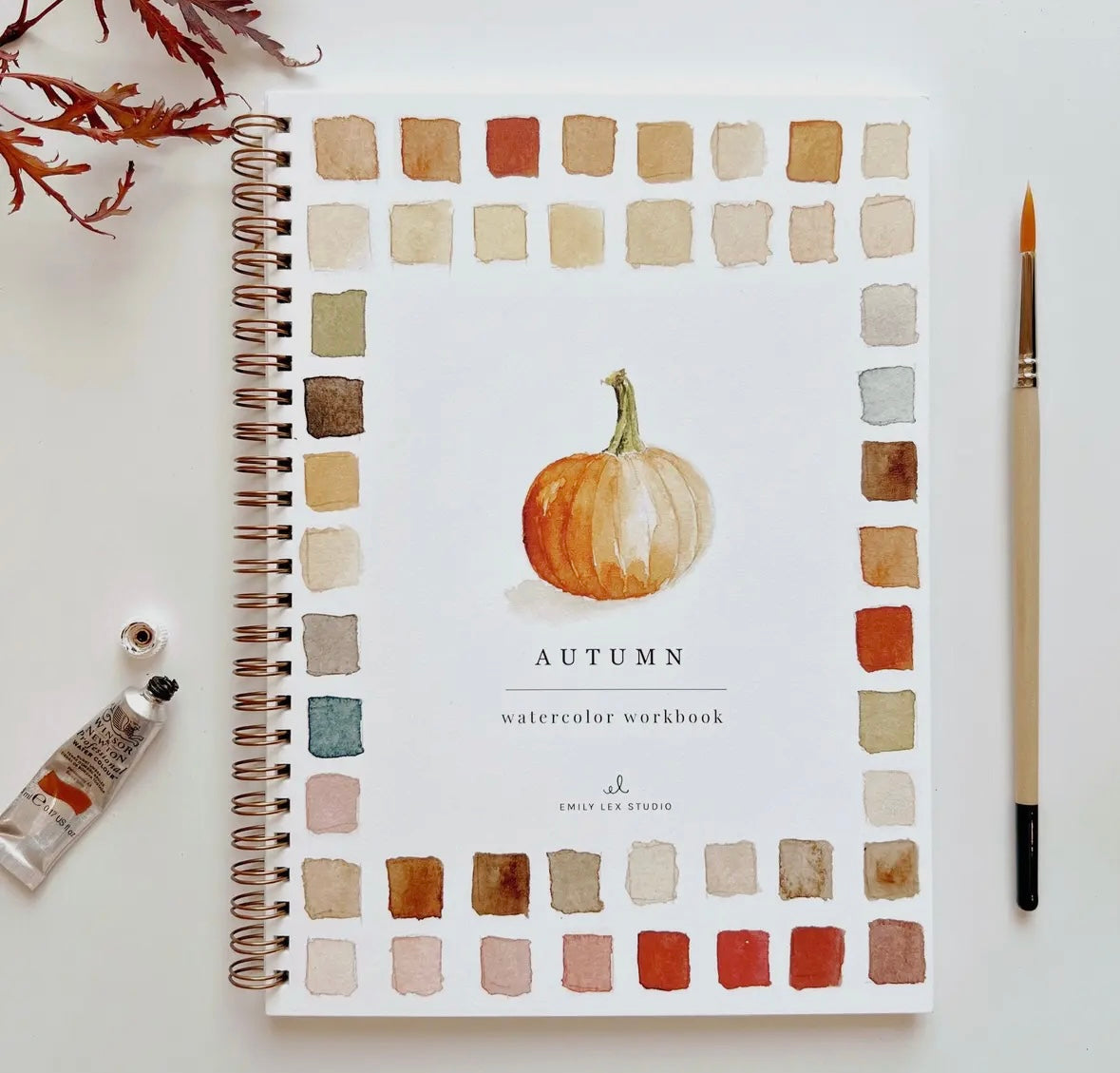 PRE-ORDER Autumn Watercolor Workbook