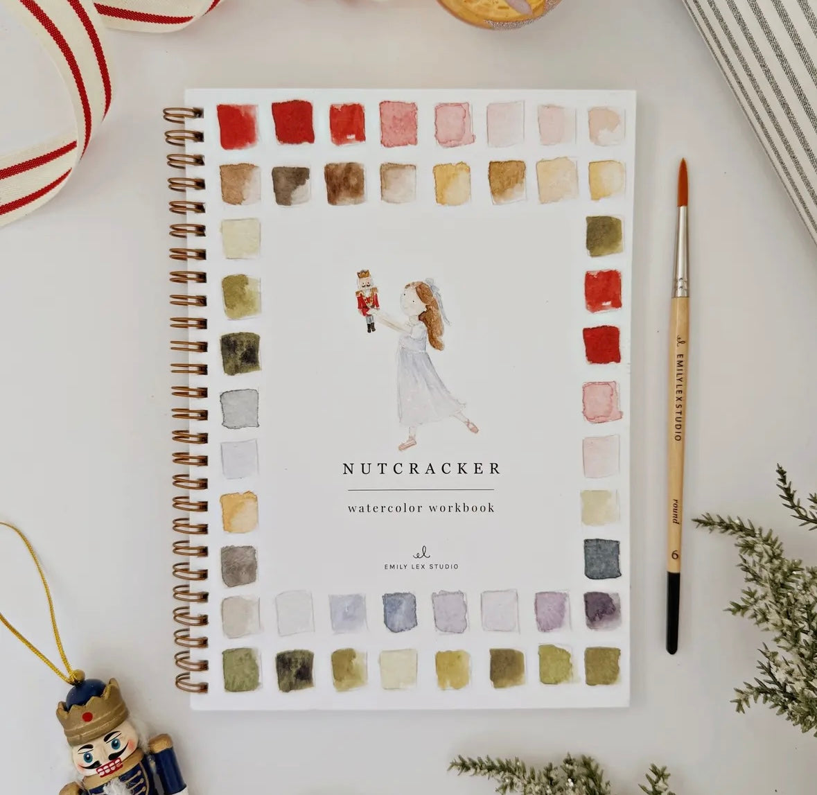 PRE-ORDER Nutcracker Watercolor Workbook