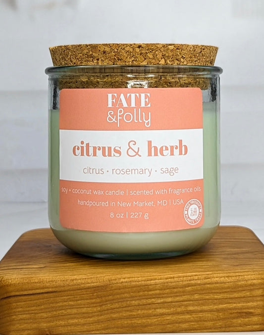 Citrus & Herb Candle