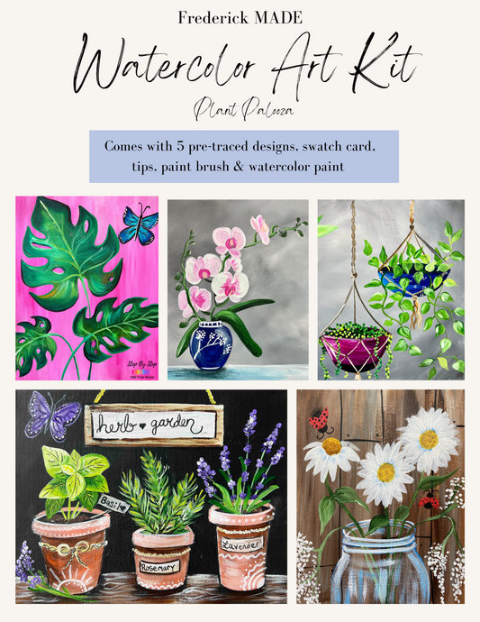 Plant Palooza MINI Watercolor Kit