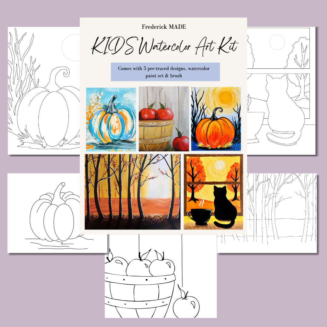 Kids Watercolor Kit - Autumn