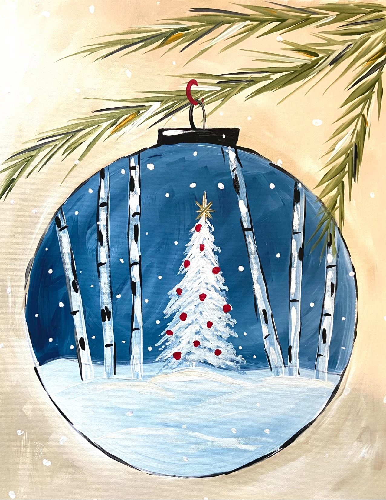 Holiday Ornament Acrylic Paint Kit