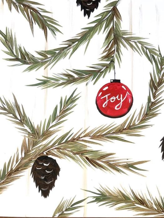 Christmas Scene Acrylic Paint Kit