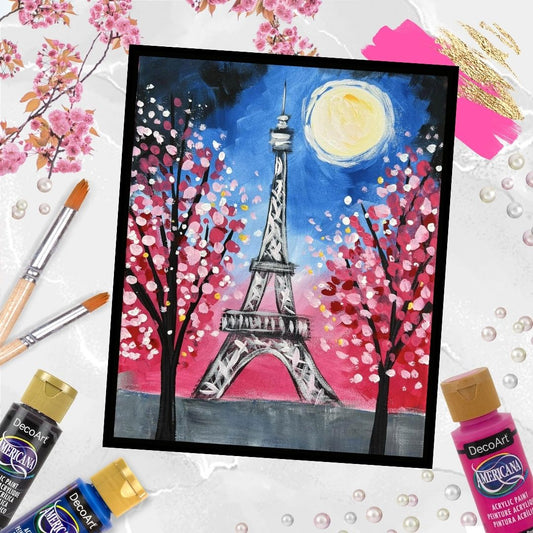 Paris at Night Paint Kit