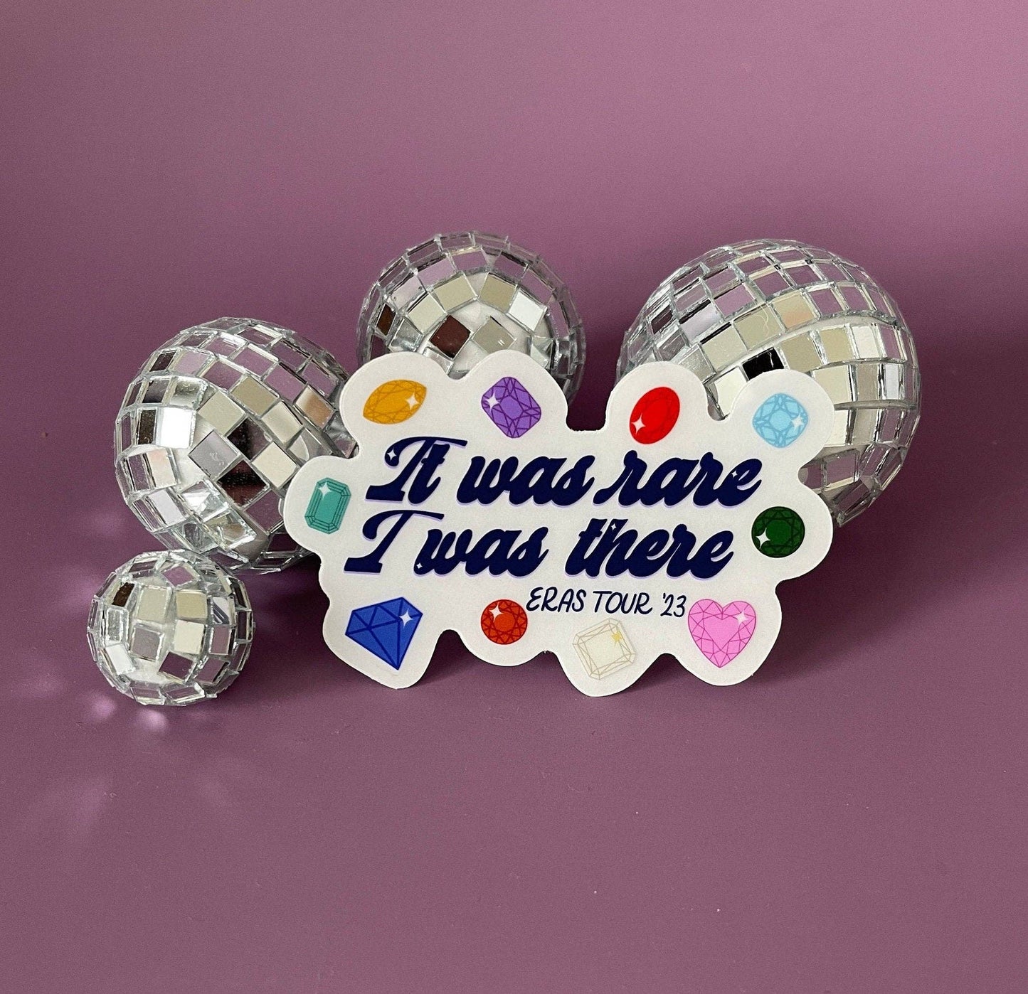 CLEAR It was rare I was there Eras tour memory sticker