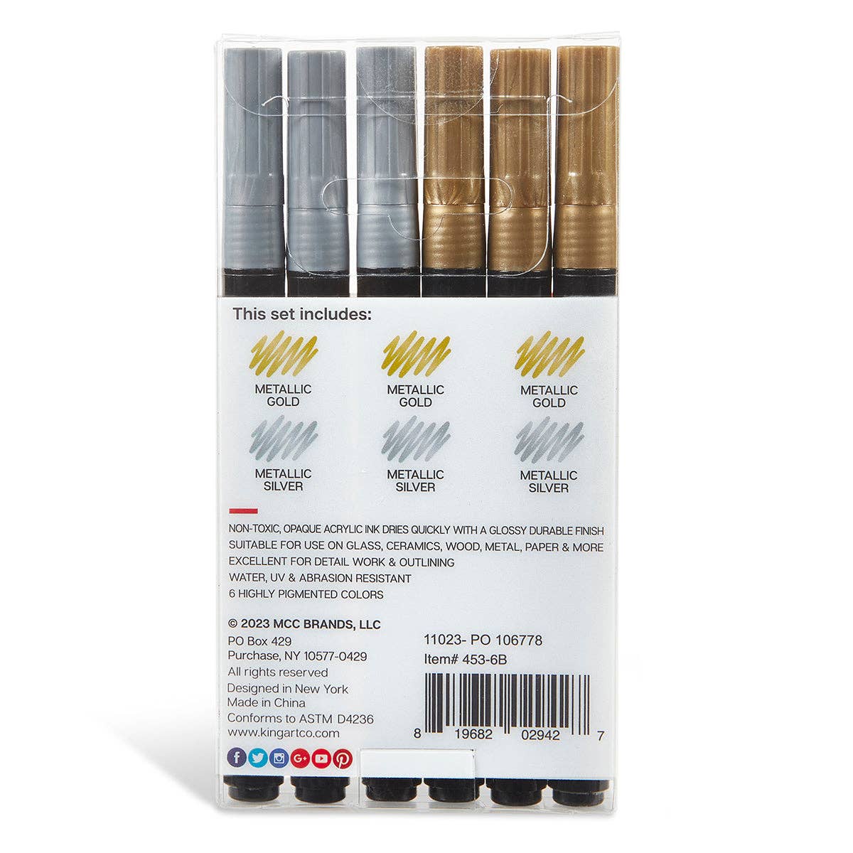 Metallic Acrylic Paint Pens