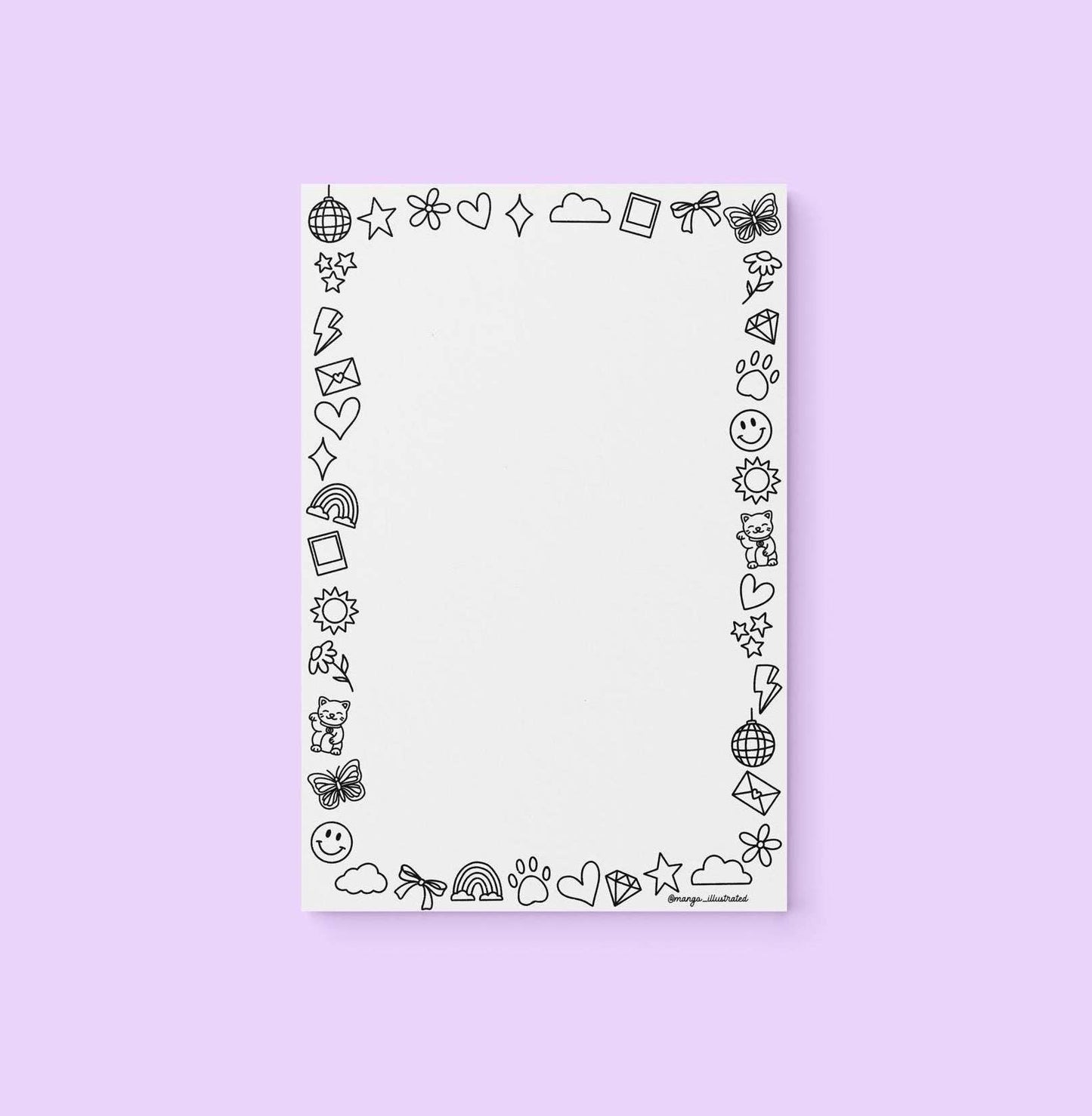 Doodles color-in notepad
