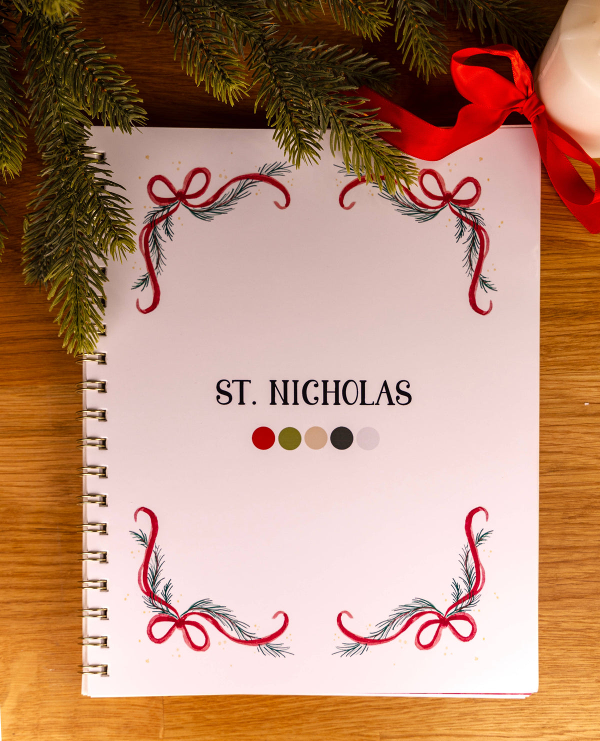 Christmas Watercolor Workbook