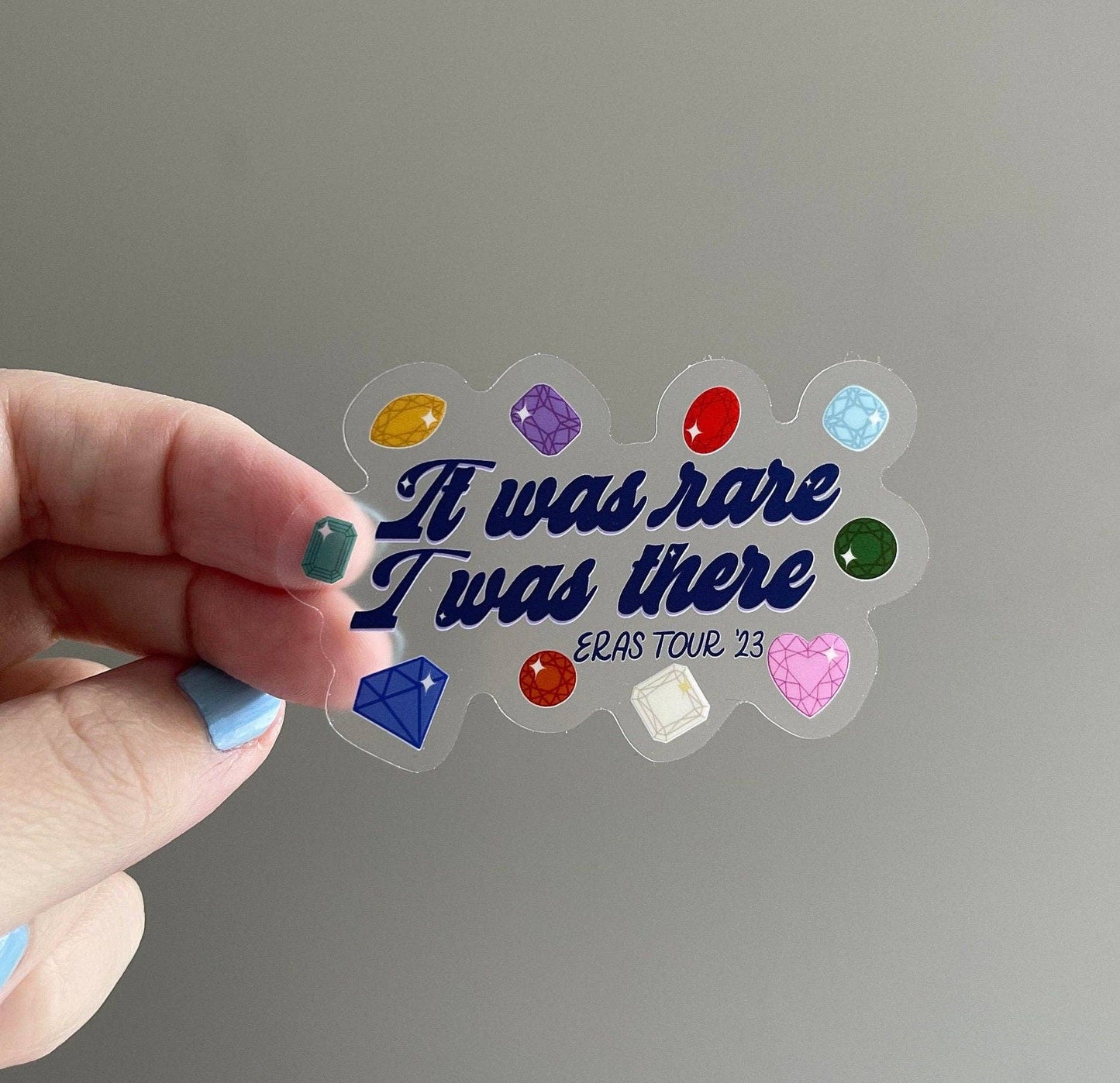 CLEAR It was rare I was there Eras tour memory sticker