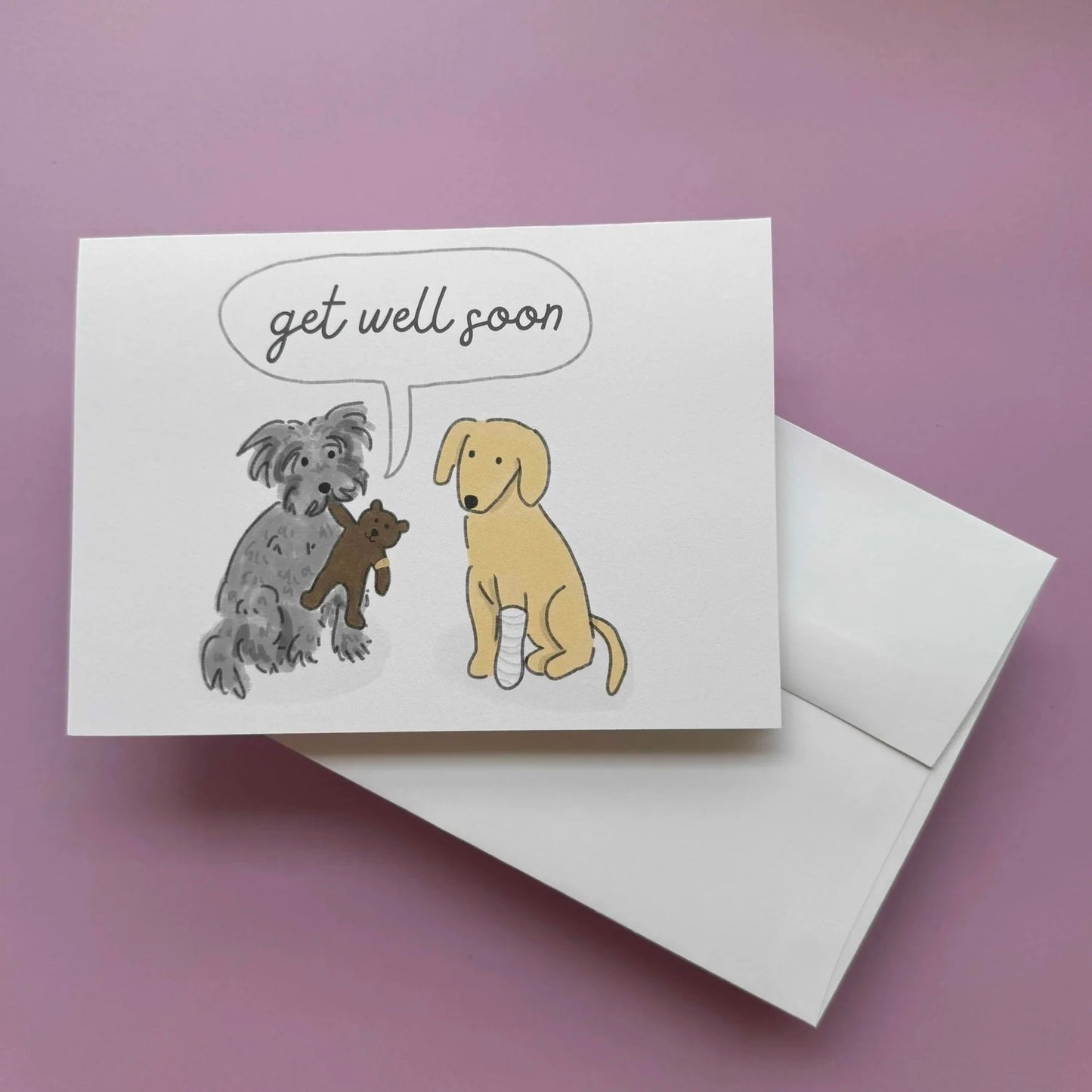 Get Well Soon Watercolor Card