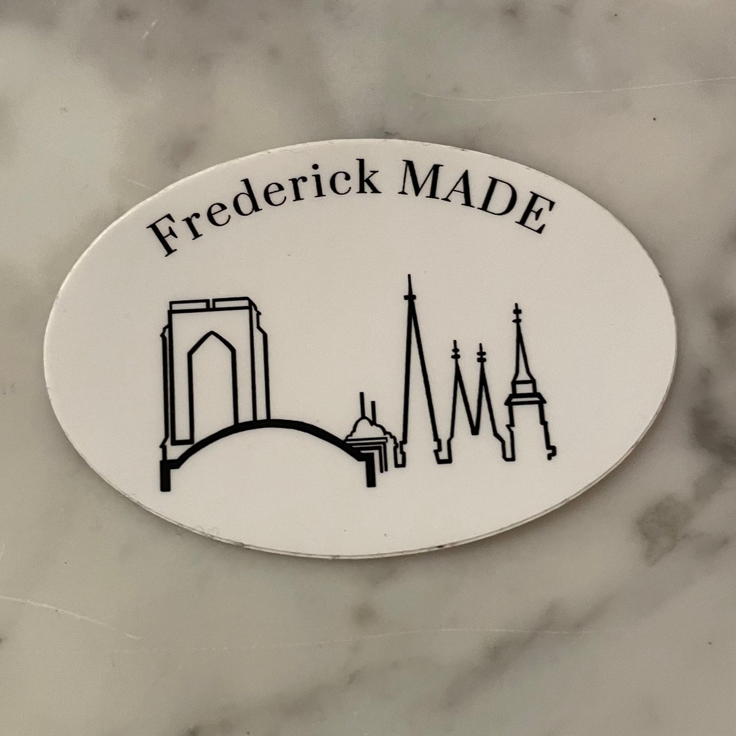 Frederick MADE logo sticker